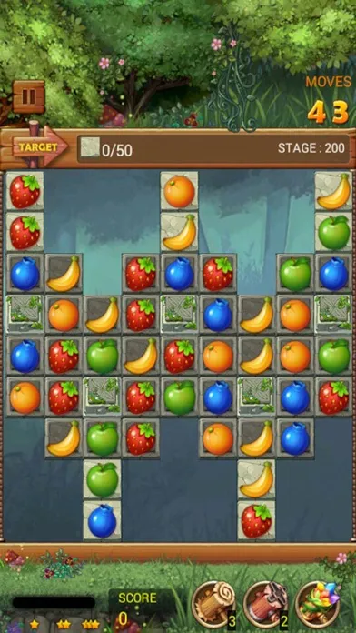 Tangkapan layar Fruits Forest : Rainbow Apple