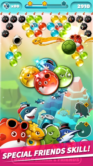 Скриншоты Bubble Shark & Friends