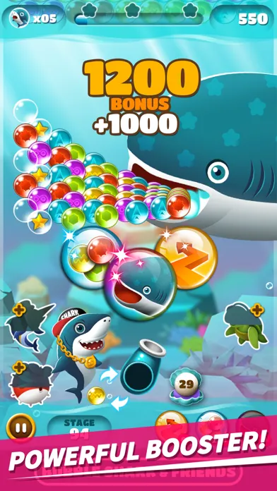 Скриншоты Bubble Shark & Friends