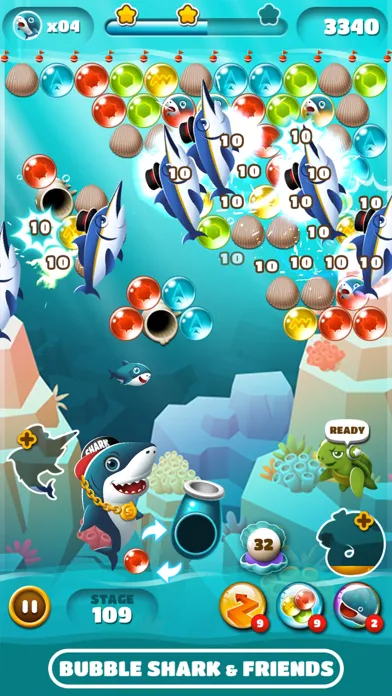 Скриншоты Bubble Shark & Friends