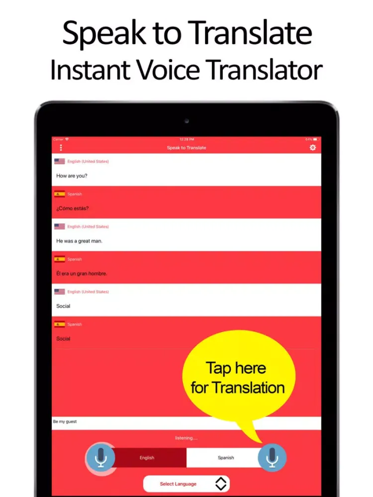 Speak & Translate | Translator iPad  Ekran Görüntüleri