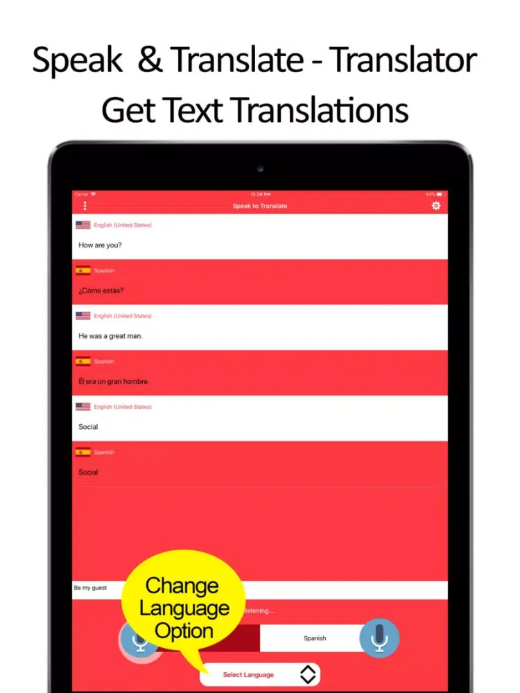 Speak & Translate | Translator iPad  Ekran Görüntüleri