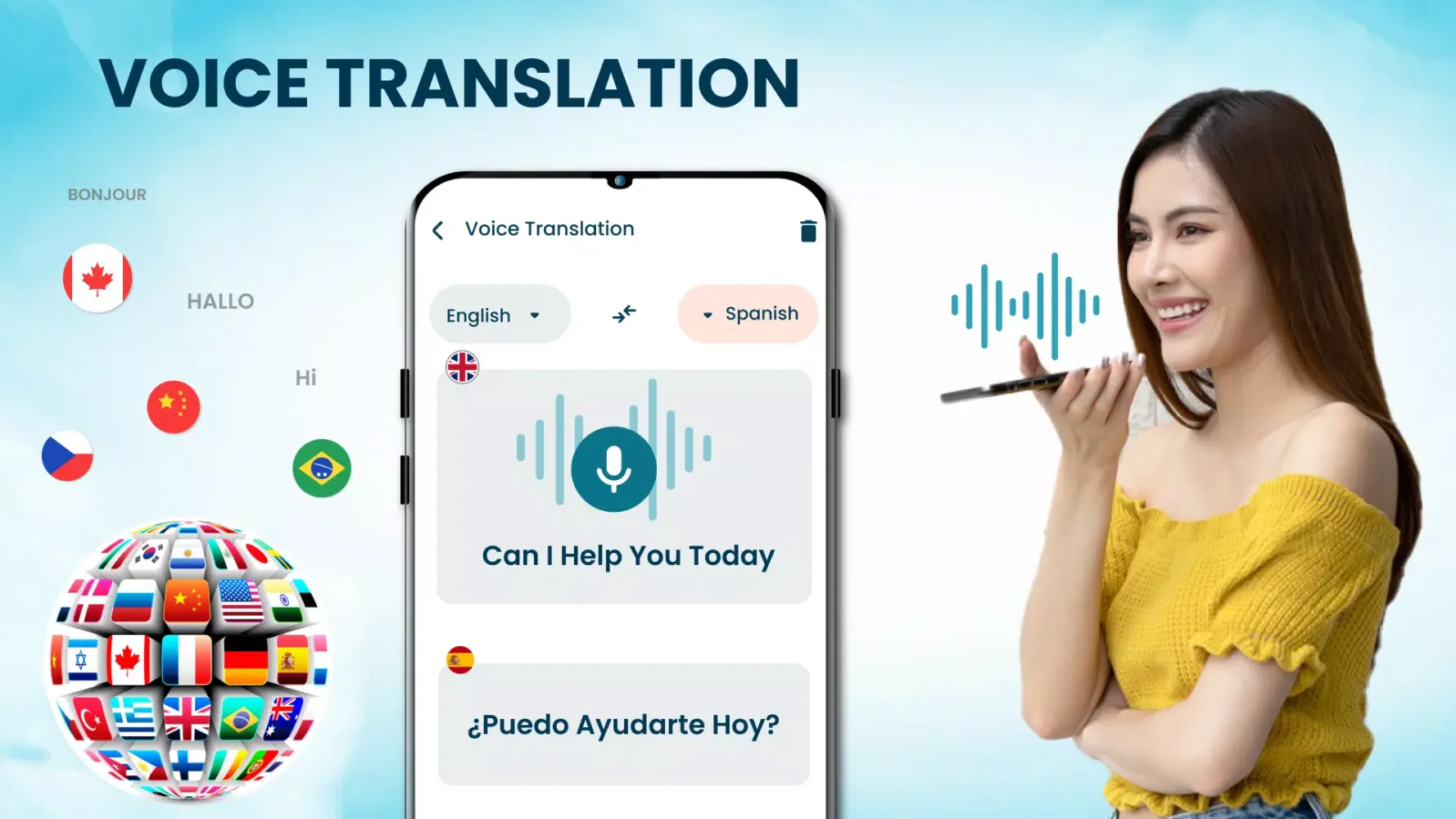 Screenshot di All Language Translator App