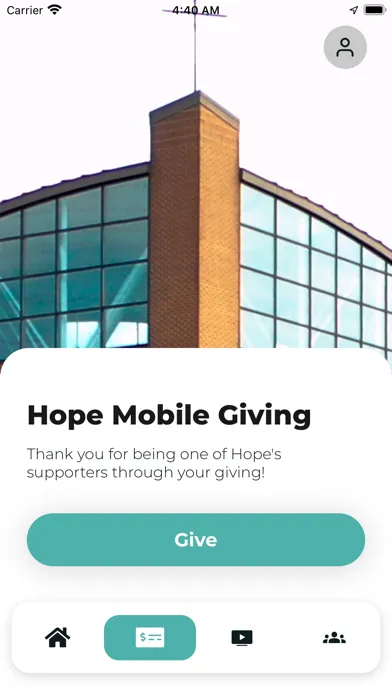 Capturas de tela do Hope Church Memphis