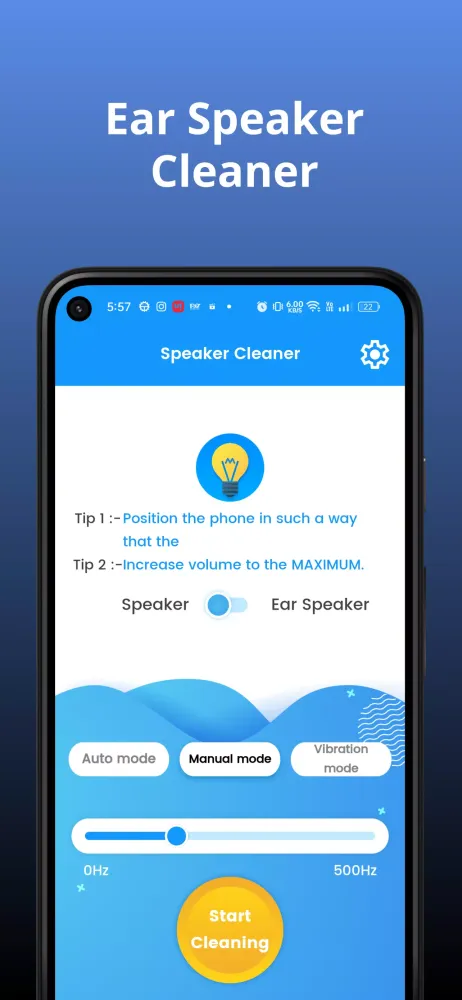 Tangkapan skrin Speaker Cleaner - Remove Water
