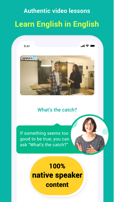 ภาพหน้าจอของ SPEAKEY - Speak English AI