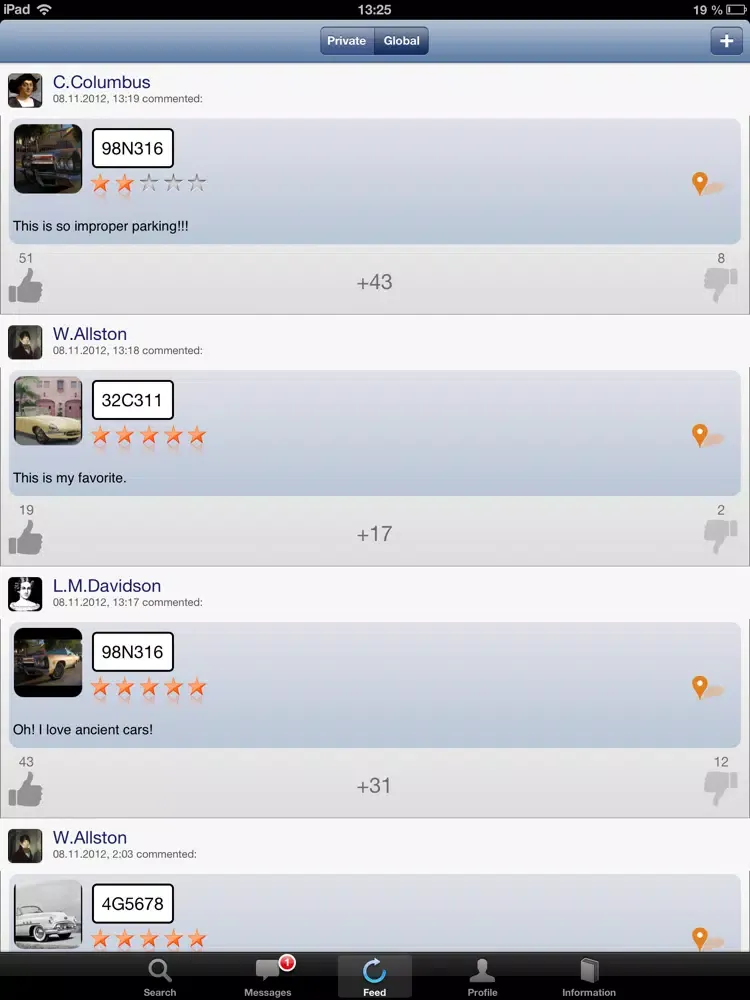 Screenshot di SpeakingCars iPad 
