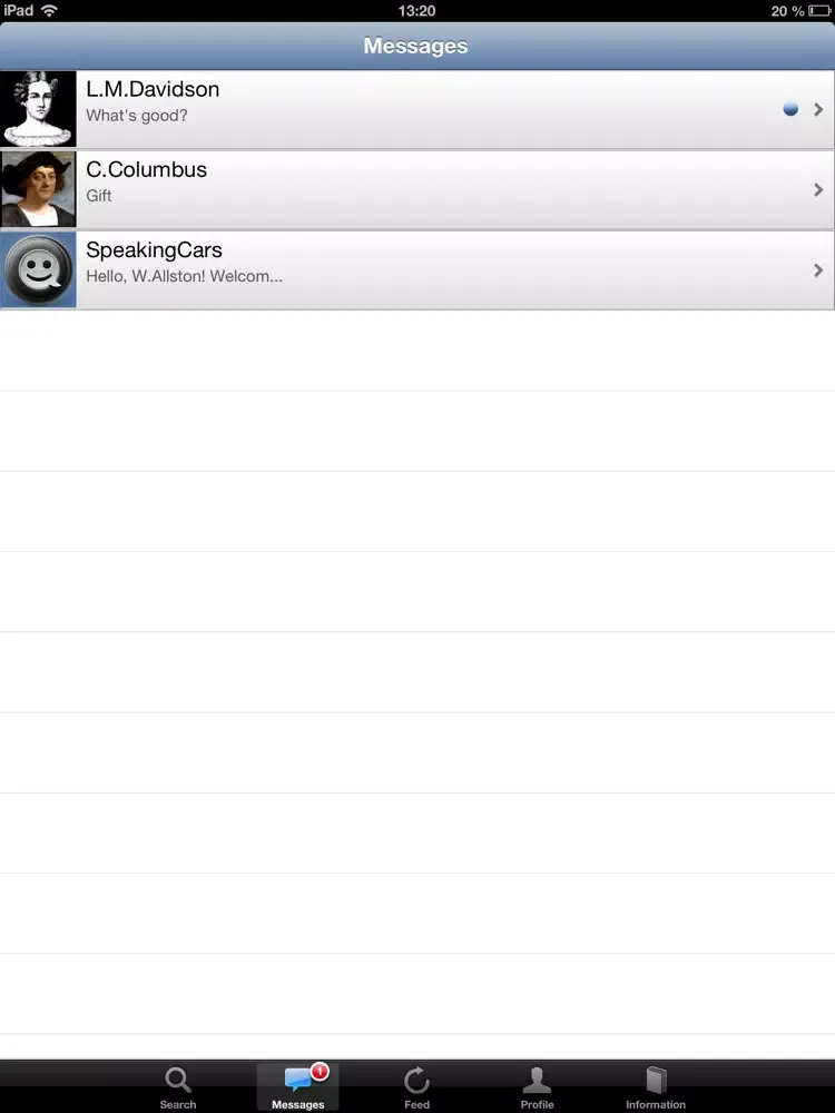 Screenshot di SpeakingCars iPad 
