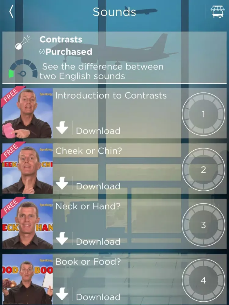 Capturas de pantalla de Speaking2go - Travel in English. Speak English with SpeakingPal iPad 