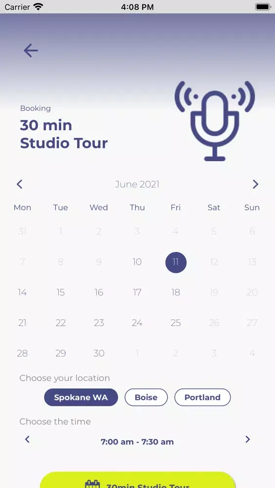 SpeakStudio Scheduling App应用截图