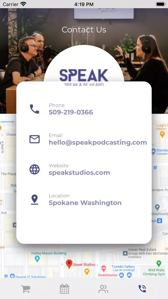 SpeakStudio Scheduling App应用截图
