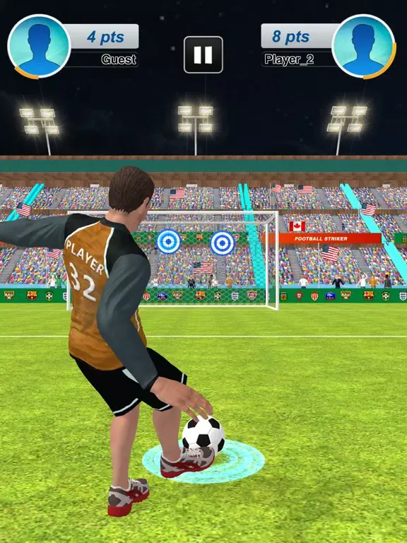 Скриншоты Real Football Soccer Striker iPad 