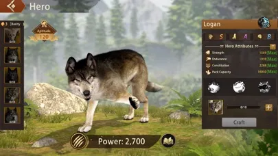 Wolf Game: Wild Animal Wars应用截图