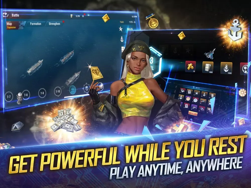 Скриншоты Warship Legend: Idle Captain iPad 