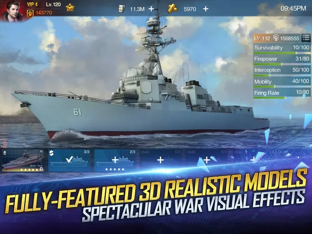 Скриншоты Warship Legend: Idle Captain iPad 