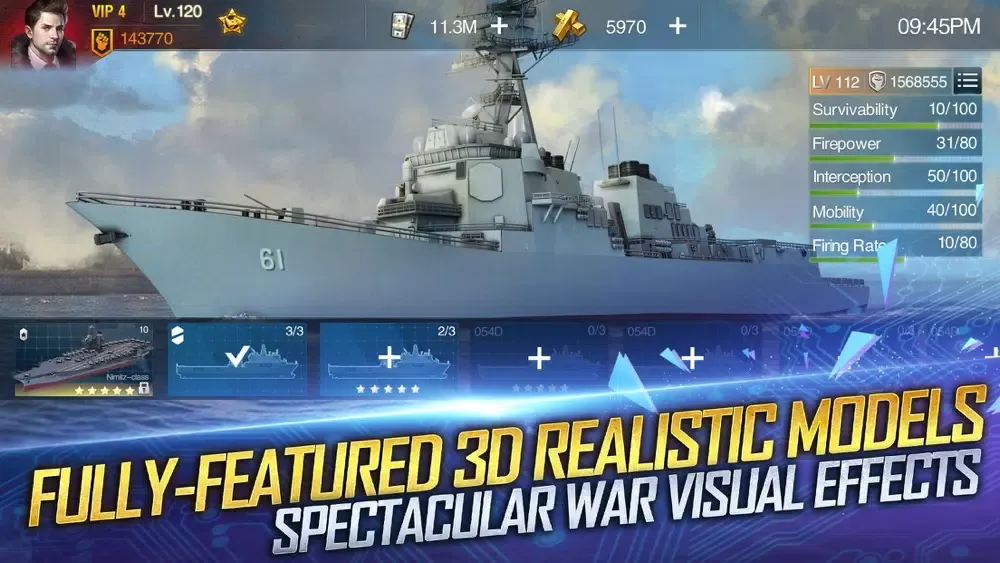 Скриншоты Warship Legend: Idle Captain