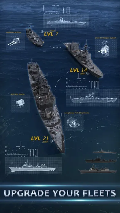 Battle Warship: Naval Empire سکرین شاٹس