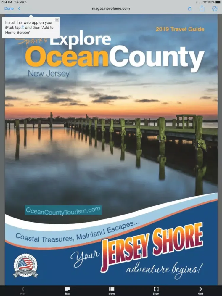 Ảnh chụp màn hình của Ocean County Festivals iPad 