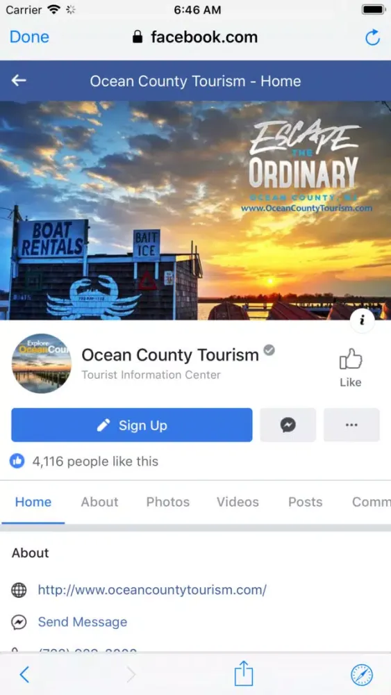 Ảnh chụp màn hình của Ocean County Festivals