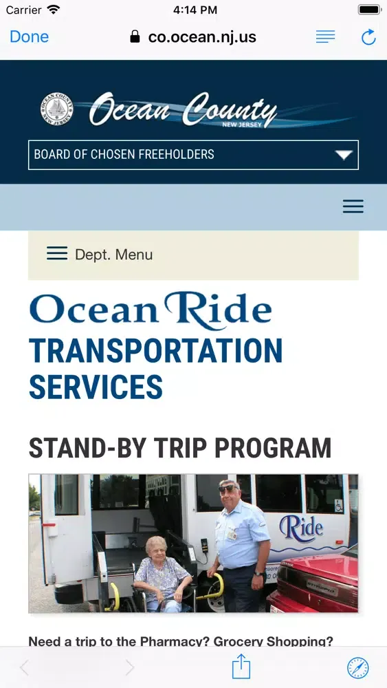 Ảnh chụp màn hình của Ocean Ride