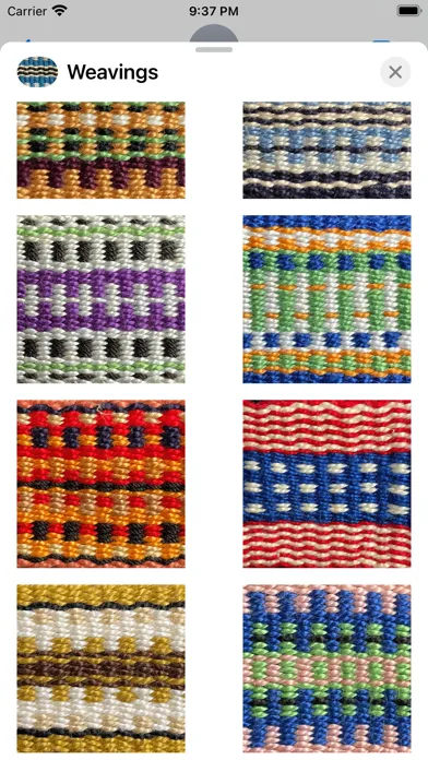 Weavings應用截圖