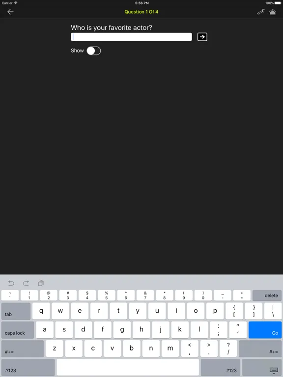 Specops Password Reset iPad  Ekran Görüntüleri