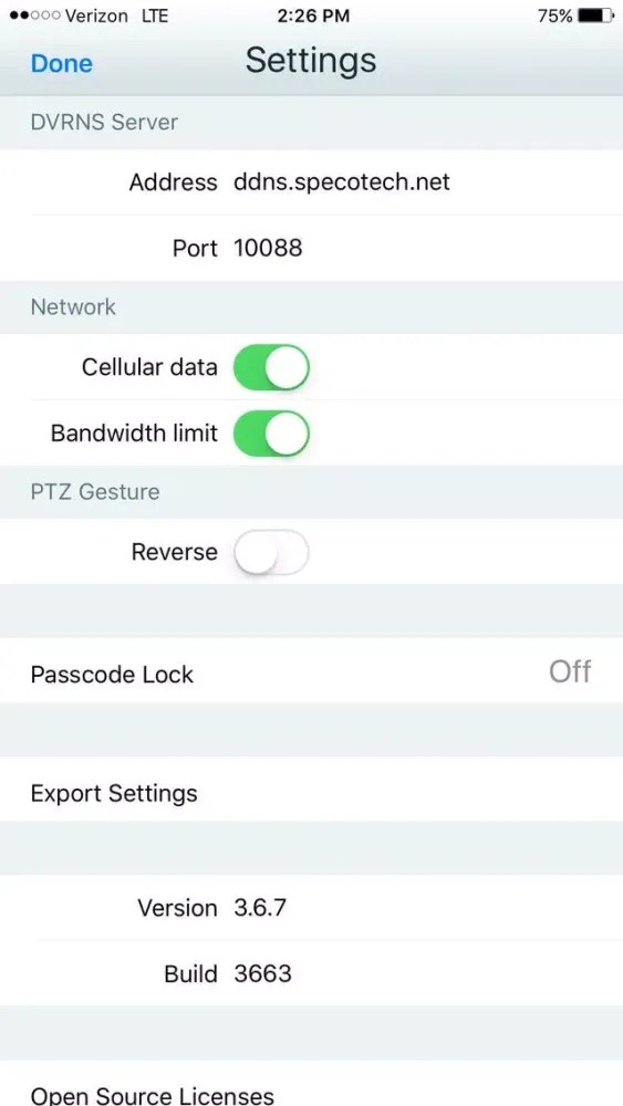 Screenshot di Speco Mobile