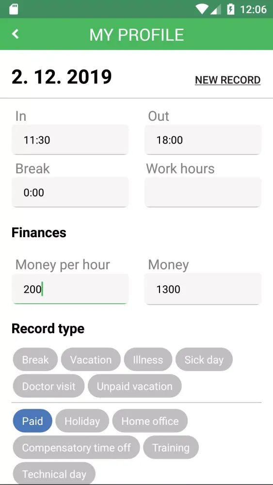 Working Timer应用截图