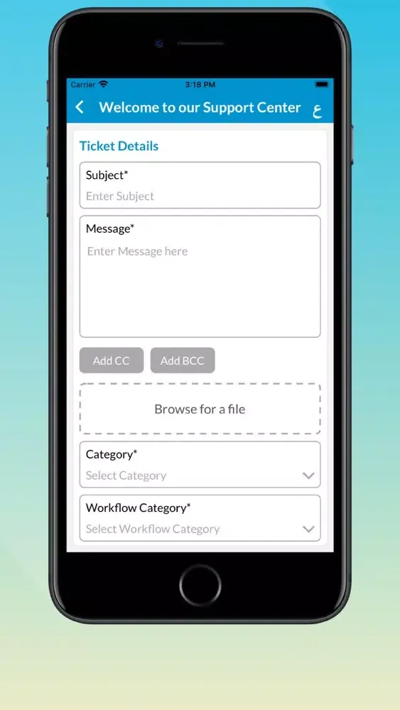 Spectra Ticketing System Screenshots