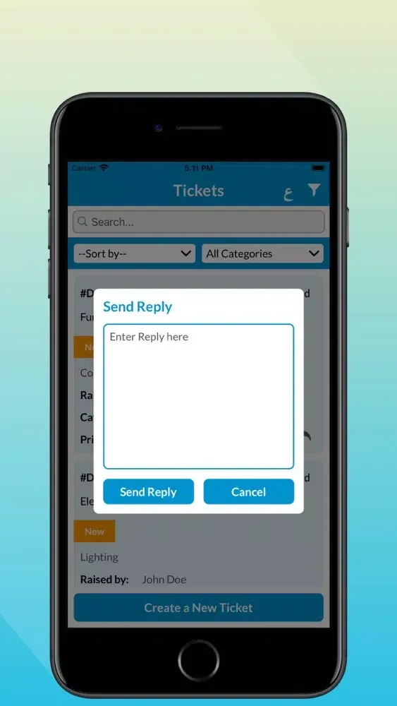 Spectra Ticketing System Screenshots