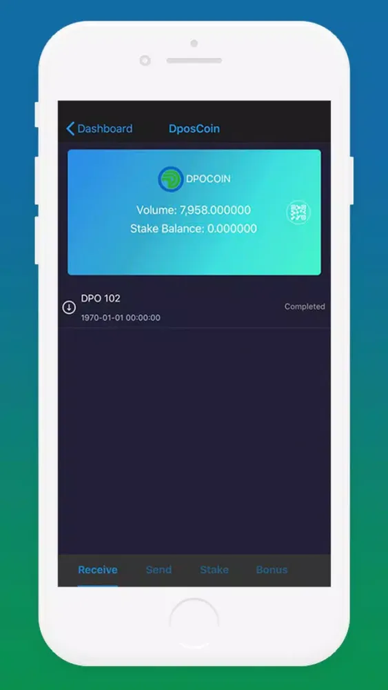 Скриншоты DPOS's official wallet