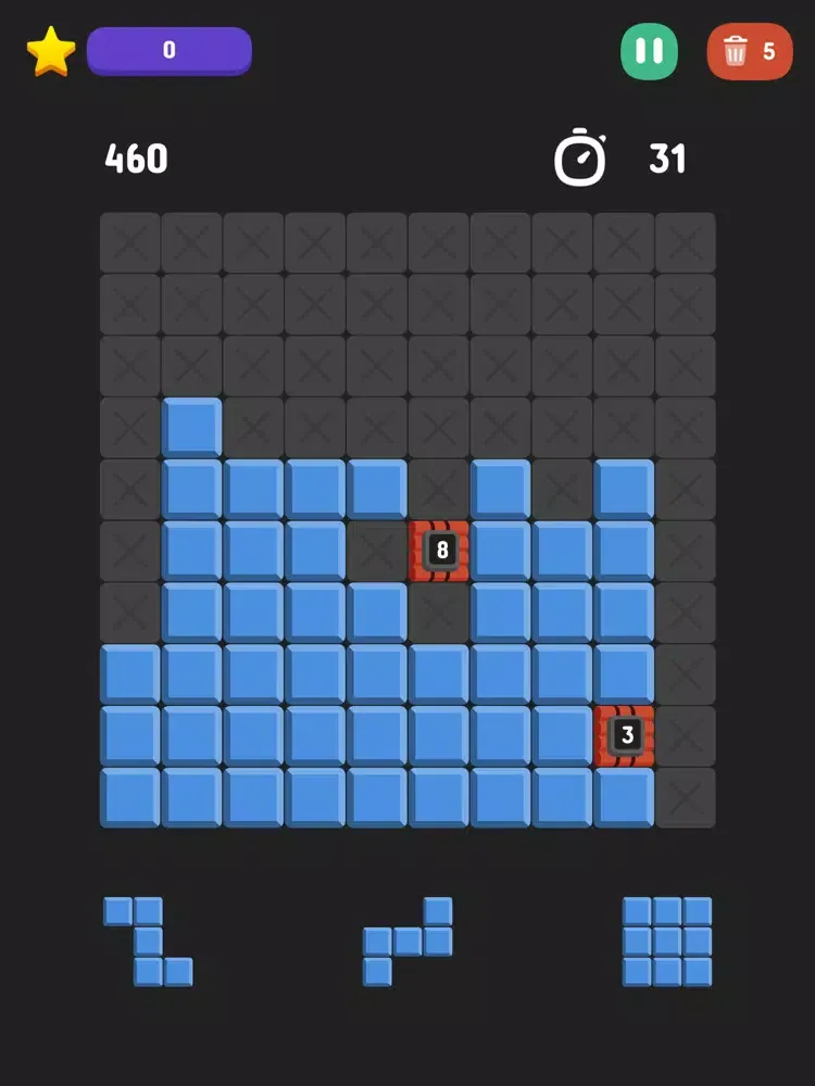 Ảnh chụp màn hình của Spectre Mind: Block Puzzle iPad 