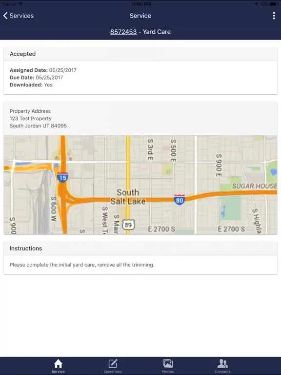 PRISM Mobile App iPad  Screenshots