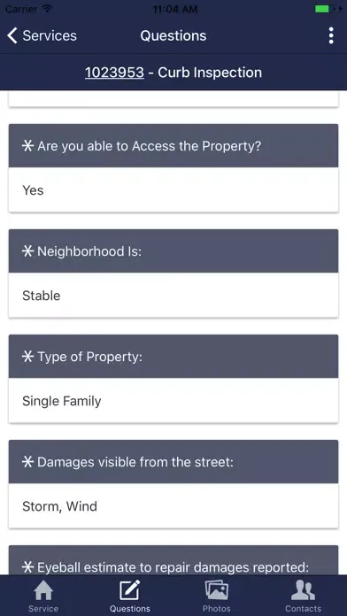 PRISM Mobile App Screenshots