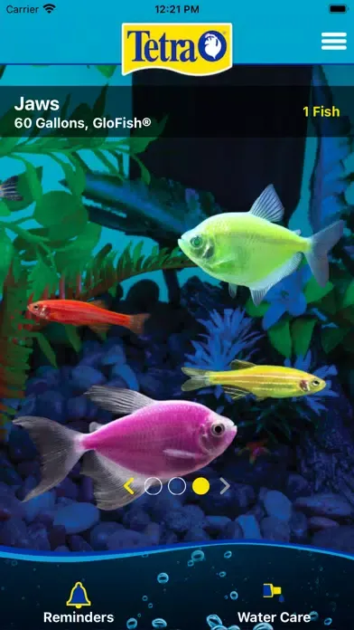 Tangkapan layar Tetra My Aquarium Connected