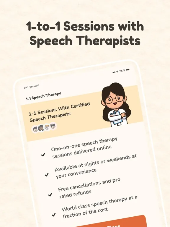ภาพหน้าจอของ Speech Doki iPad 