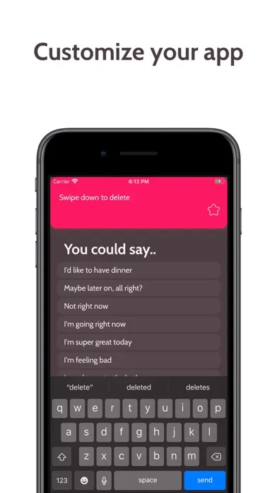 Capturas de tela do AAC Dinata: Text-to-Speech TTS