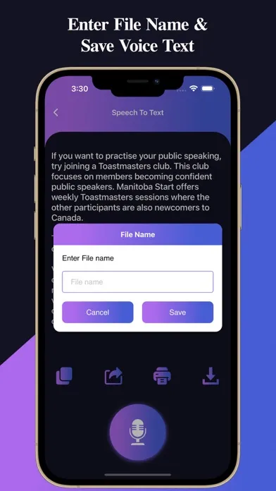 تصاویر Speech To Text: Voice Notes