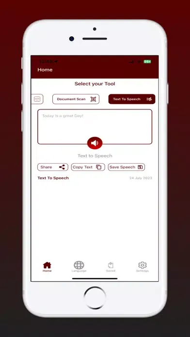 Speech to Text Converter Screenshots