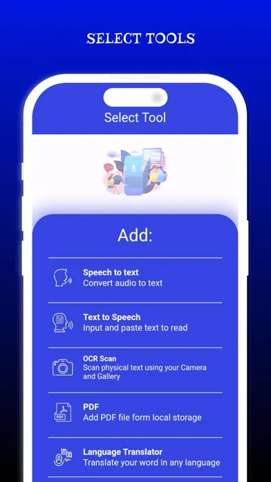 Captures d'écran de Text to Speech - Voice Typing