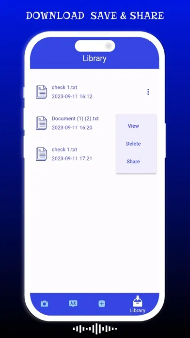 Captures d'écran de Text to Speech - Voice Typing