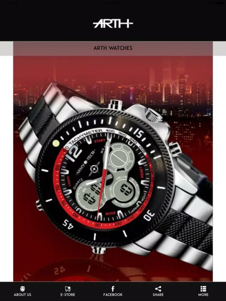 ARTH WATCHES iPad 應用截圖