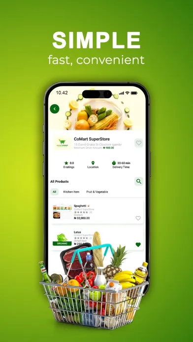 Capturas de tela do Onecart Food &Grocery Delivery