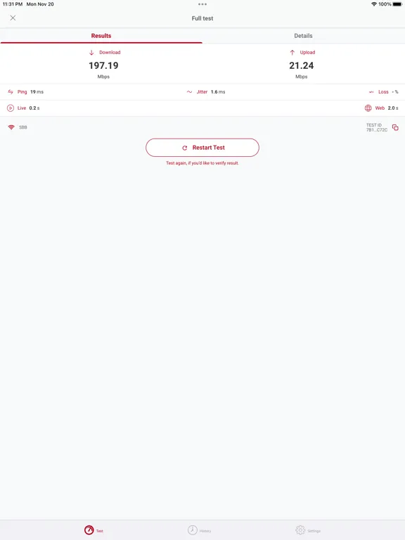 SpeedChecker Engineer iPad  스크린샷