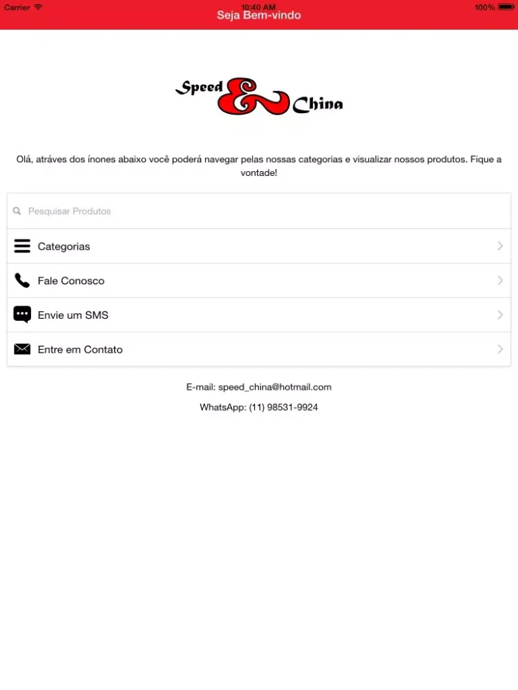 Capturas de tela do Speed & China iPad 