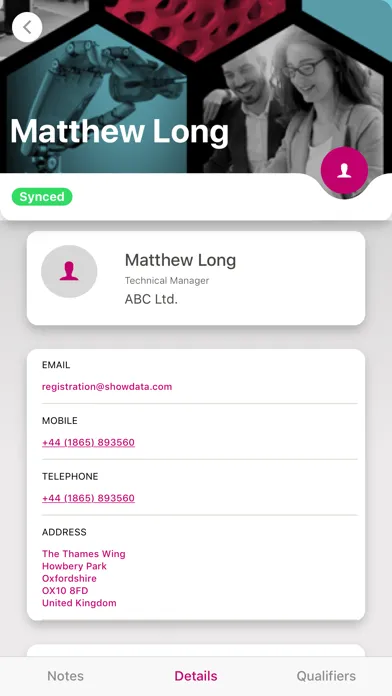 Tangkapan layar Engage Scanner