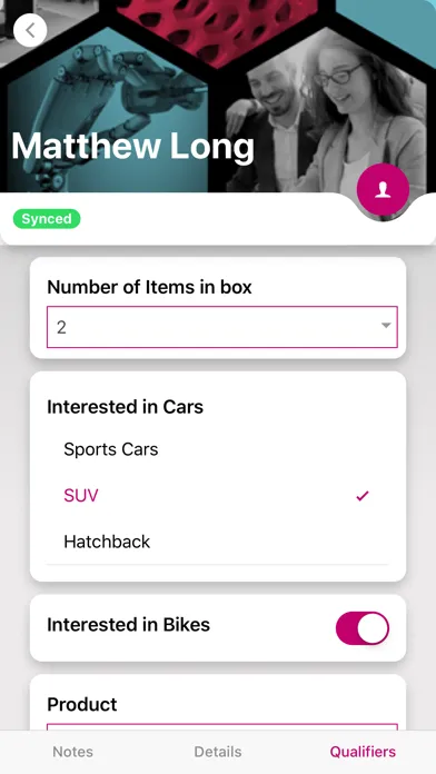 Tangkapan layar Engage Scanner