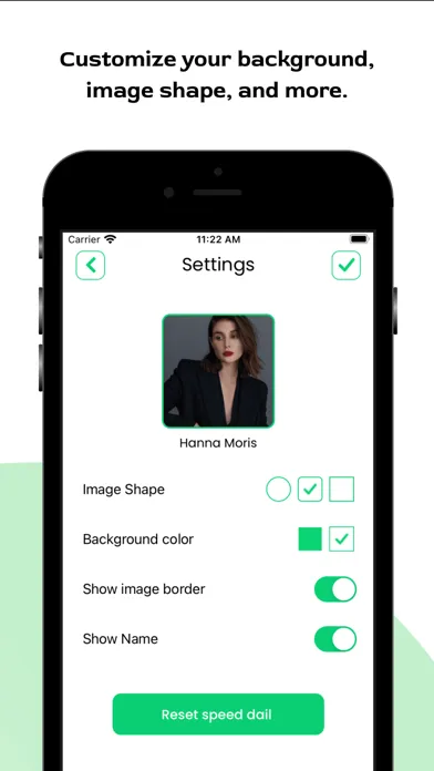 Captures d'écran de Speed Dial - Contact Shortcut