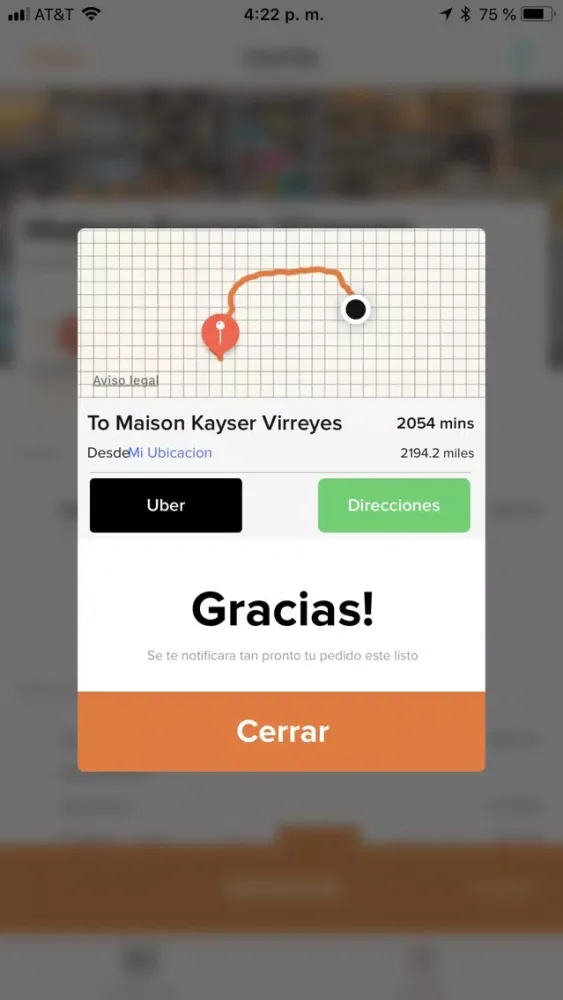 Ảnh chụp màn hình của Maison Kayser