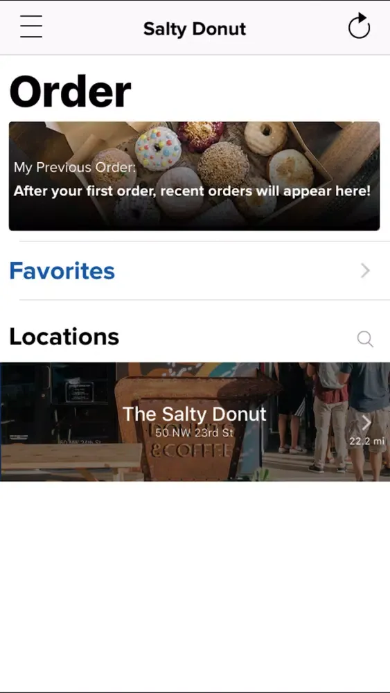 ภาพหน้าจอของ The Salty Donut